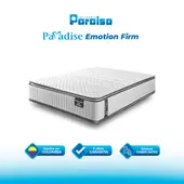 COLCHONES PARAISO - Colchón King Firme Ortopédico Resortado Ortholife 200 x 200 cm Paraiso