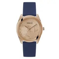 GUESS - Relój Mujer Cubed. Relój Silicona Azul GW0665L2