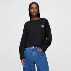 GAP - Buzo Mujer con Estampado de Algodón