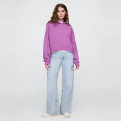 GAP - Buzo Mujer con Estampado de Algodón