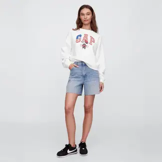 GAP - Buzo Mujer con Estampado de Algodón