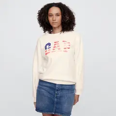 GAP - Buzo Mujer con Estampado de Algodón
