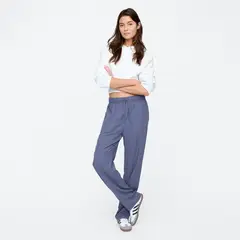 GAP - Pantalón Recto Mujer Tiro medio