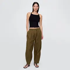 GAP - Pantalón Wide leg Mujer Tiro alto