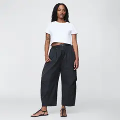 GAP - Pantalón Wide leg Mujer Tiro alto