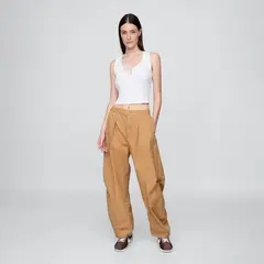 GAP - Pantalón Wide leg Mujer Tiro alto