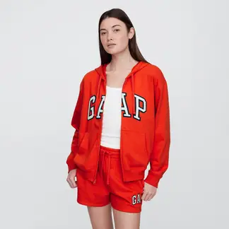 GAP - Hoodi Mujer con Logo de Algodón