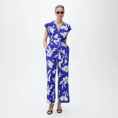 MANGO - Enterizo Mujer Largo con Estampado