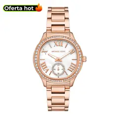 MICHAEL KORS - Relój Sage. Relój Acero Inoxidable Oro Rosa MK4806