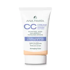 ANA MARIA - Tratamiento antiedad CON COLOR CC CREAM CLARO para Todo tipo de piel 30g