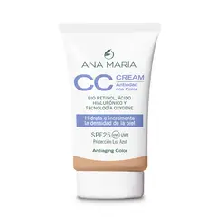 ANA MARIA - Tratamiento antiedad COLOR CC CREAM OSCURO para Todo tipo de piel 30g
