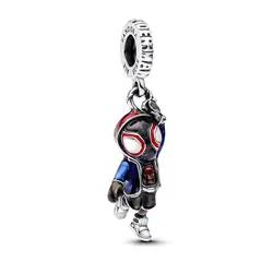 PANDORA - Charm Colgante Spider-Man Miles Morales de Marvel Plata Esterlina