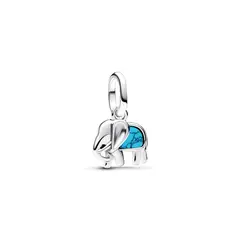 PANDORA - Charm Mini Colgante Elefante Azul Plata Esterlina