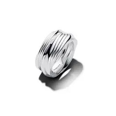 PANDORA - Anillo Doble Torcido Plata Esterlina