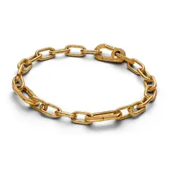 PANDORA - Brazalete Eslabones Link Pequeños Recubrimiento en Oro