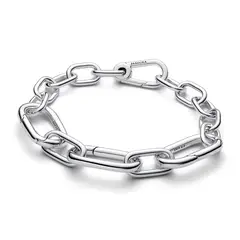 PANDORA - Brazalete Cadena de Eslabones Grandes Plata Esterlina