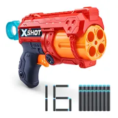 undefined - Lanzador De Dardos Fury 4 Ecxel Roja +16 Dardos - Xshot
