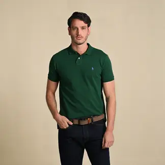 POLO RALPH LAUREN - Camiseta Polo Hombre Manga Corta Custom Slim Fit