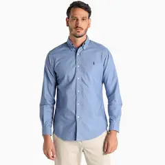 POLO RALPH LAUREN - Camisa Hombre Manga larga de Algodón Custom Fit