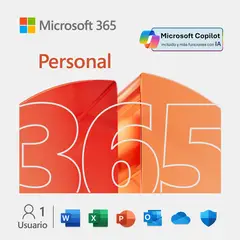 MICROSOFT - Office 365 Personal Suscripción | Licencia Digital