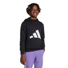 ADIDAS - Saco Unisex niño Logo Con capucha Algodón