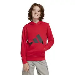 ADIDAS - Saco Unisex niño Logo Con capucha Algodón
