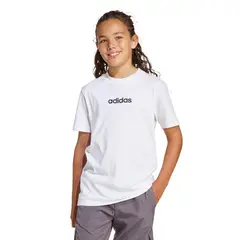 ADIDAS - Camiseta Unisex niño Logo Manga corta Algodón