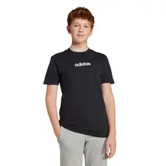 ADIDAS - Camiseta Unisex niño Logo Manga corta Algodón