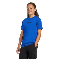 ADIDAS - Camiseta Unisex niño Logo Manga corta Algodón