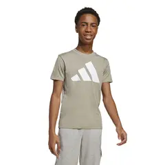 ADIDAS - Camiseta Unisex niño Logo Manga corta Algodón