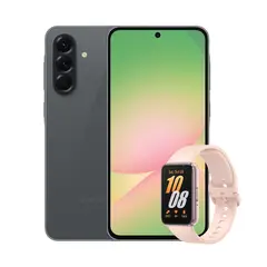 SAMSUNG - Celular Galaxy A56 5G Negro + Fit 3 Rosada + 256GB |8GB RAM | cámara posterior 50 MP| cámara frontal 12 MP | pantalla 6.7 pulgadas + Exynos 1580