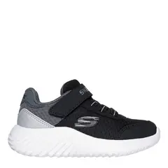 SKECHERS - Tenis moda Bounder Trekzic Niño con Velcro Negros