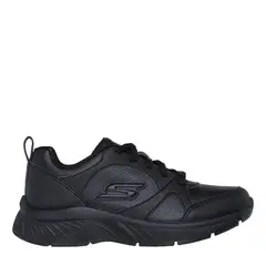 SKECHERS - Tenis moda Microspec Plus School Niño Negros