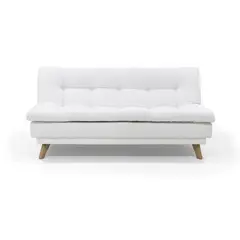 HOGAR VENECIA - Sofá Cama 3 puestos Zurich 85 x 180 x 90 cm Mica