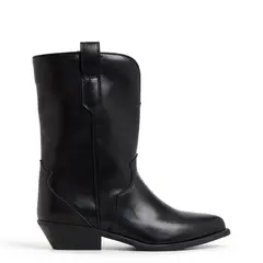 CALL IT SPRING - Botas texanas Mujer con tacón Cónico Sareena Negras