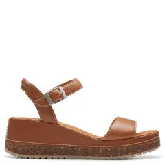 CLARKS - Sandalias para Mujer con tacón Tacón corrido Kassanda Lily Cafés