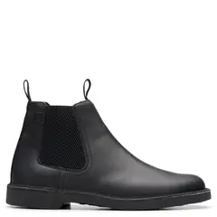 CLARKS - Botas para Hombre Shepton Easy Negras