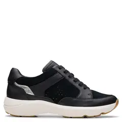 CLARKS - Tenis Moda Tivoli Walk Mujer Negros