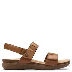 CLARKS - Sandalias para Mujer April Clover Cafés