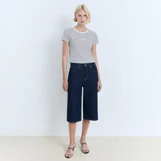 MANGO - Camiseta Mujer con Estampado Manga corta