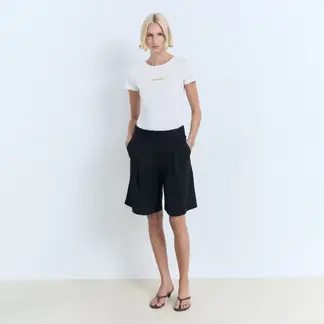 MANGO - Camiseta Mujer con Estampado Manga corta