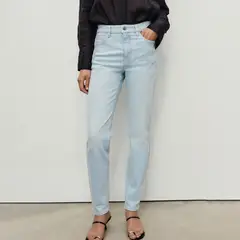 MANGO - Jean Recto Mujer Tiro alto