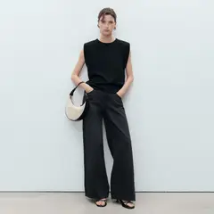 MANGO - Camiseta Mujer Manga corta de Algodón
