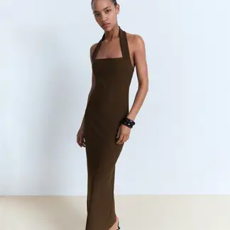 MANGO - Vestido Mujer Largo