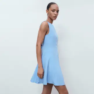 MANGO - Vestido Mujer Corto Casual