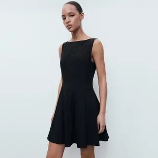MANGO - Vestido Mujer Corto Casual