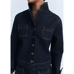 MANGO - Chaqueta de jean Mujer de Algodón