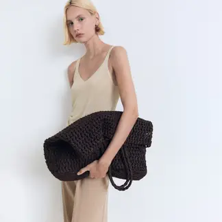 MANGO - Top esqueleto Mujer Sin mangas