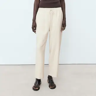 MANGO - Pantalón Culotte Mujer Tiro alto