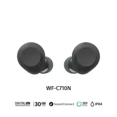 SONY - Audífonos bluetooth WFC710N/B Noise cancelling